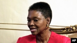 FILE - U.N. humanitarian chief Valerie Amos.