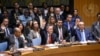 Security Council adopts resolution 2803 during the Security Council meeting on the situation in the Middle East, including the Palestinian question, November 17, 2025. 