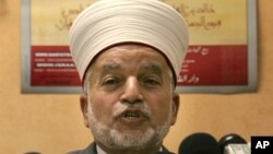 Muhammad Ahmad Hussein, grand mufti de Jérusalem le 19 septembre 2006.
