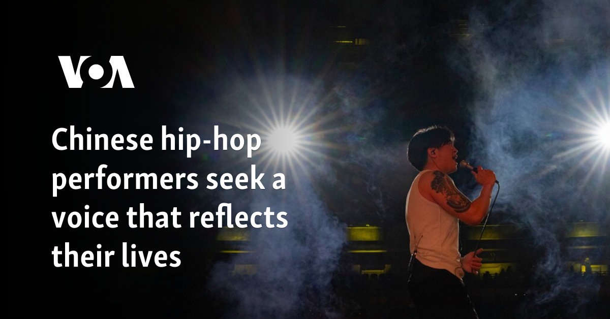Chinese hip-hop performers seek a voice that reflects their lives
