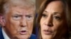 Donald Trump (Hagu), Kamala Harris (Dama)