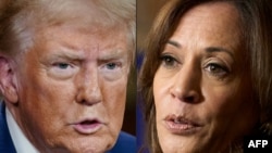 Donald Trump (Hagu), Kamala Harris (Dama)