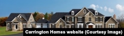 In Virginia, builder Carrington Homes offers an accessory dwelling unit, a second living unit (left), as an option for their new homes. (Photo from builder's website)