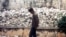 FILE - A Cambodian man is seen at one of the Killing Fields where vast numbers of people were killed by the Khmer Rouge regime.