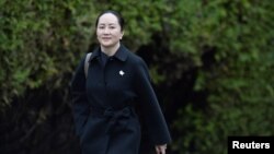 La directrice financière de Huawei, Meng Wanzhou, avant son audience d'extradition à la Cour suprême de Vancouver, Colombie-Britannique, Canada, 22 janvier 2020.