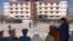 Bolivia's President Evo Morales (R) speaks during the inauguration of the military school which Bolivia's government said would teach an "anti-imperialist" doctrine in Warnes near Santa Cruz, Bolivia, Aug. 17, 2016. (Courtesy of Bolivian Presidency/Handout)