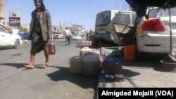 Expensive black market fuel—often the only that’s available for Yemeni’s have driven many hospitals and small enterprises out of business in Sana’a, Yemen.