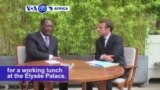 VOA60 Africa - France: President Emmanuel Macron meets with Ivory Coast counterpart Alassane Ouattara