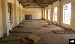 A deserted cell in the public section of Aden Central Prison is shown in this May 9, 2017, photo in Aden, Yemen. A separate, closed wing is run by Yemeni allies of the United Arab Emirates, part of a network of secret prisons in southern Yemen into which hundreds of people have disappeared after being detained in the hunt for al-Qaida militants over the past year.