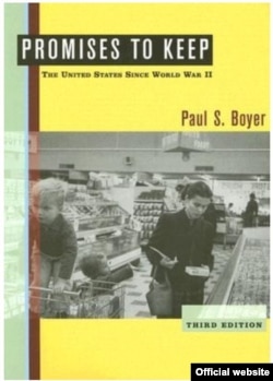 The original photo used on the cover of a book called Promises to Keep: The United States Since World War II by Paul S. Boyer.