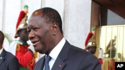 Le président de la Côte d’Ivoire, Alassane Ouattara, 14 juin 2016.