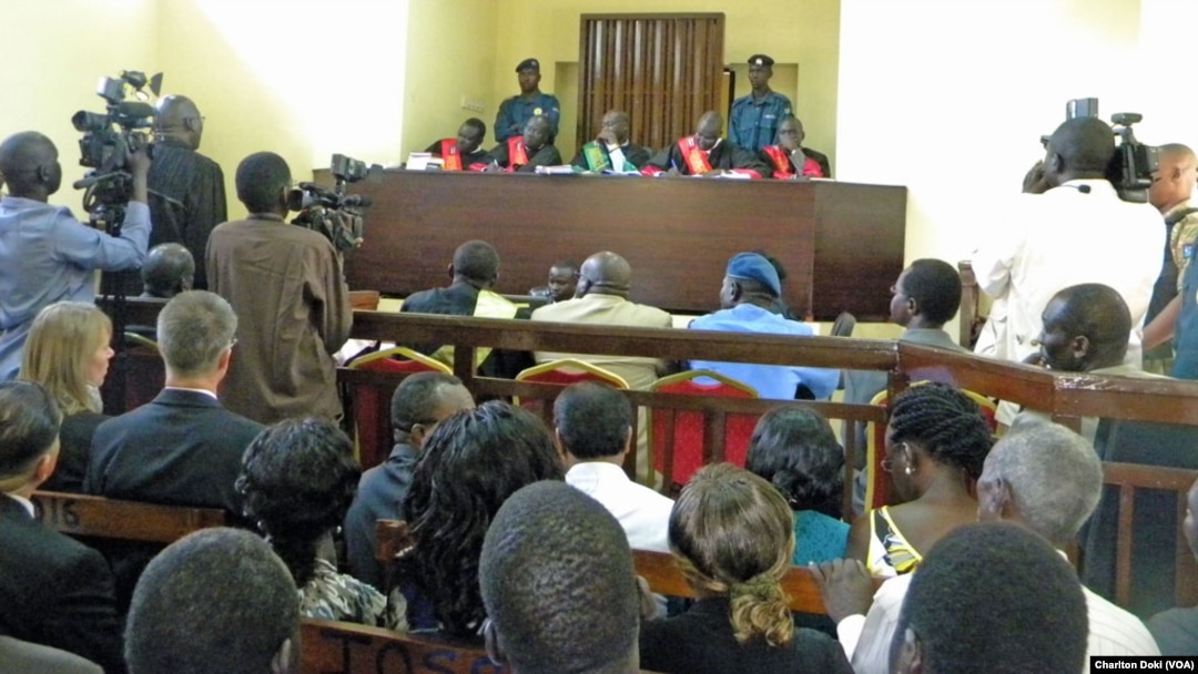 Hearings for the four South Sudan political detainees accused of treason began on March 11, 2014.
