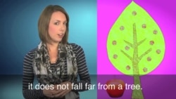 English in a Minute: The Apple Doesn't Fall Far From the Tree
