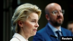 Seroka Komîsyona Ewrupa Ursula von der Leyen û Serokê Konseya Ewrupa Charles Michel