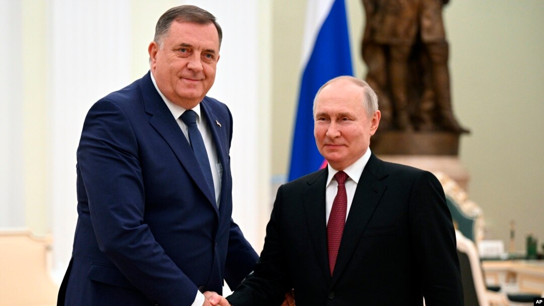 Milorad Dodik i Vladimir Putin