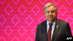 El secretario general de la ONU, António Guterres, en la cumbre de la organización para la región asiática realizada en Bangkok, Tailandia, en noviembre de 2019.