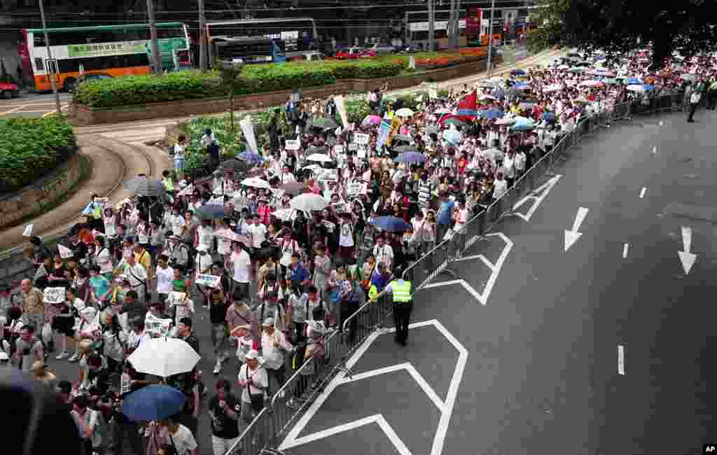 香港舉行2011年七一大遊行