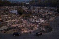 Поселення Bear Lakes Estates в місті Фінікс зруйноване через пожежу в Орегоні