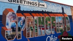 Un mural adorna la ciudad de Springfield, Ohio, EEUU.