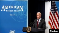 Президент США Джо Байден объявляет изменения для предприятий малого бизнеса в связи с коронавирусом. Белый дом. 22 февраля 2021 г.