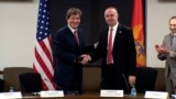 USA, Washington, USA and Montenegro signing an economic treaty