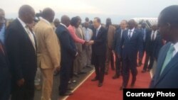Ban Ki-moon i Bujumbura