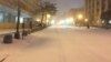 Washington recibe su primera nevada 