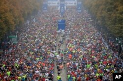 Marathon Berlin, Jerman, Minggu, 24 September 2017.