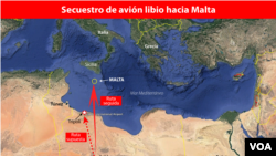 Libia Malta map