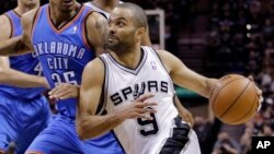 Tony Parker (9), San Antonio, le 19 mai 2014. 