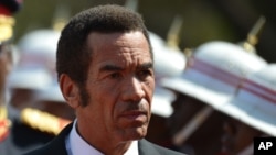 President Lt. Gen. Seretse Khama Ian Khama.