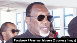 Le député Freeman Mbowe, président du Chadema principal parti d'opposition en Tanzanie, 21 juin 2018. (Facebook/ Freeman Mbowe)