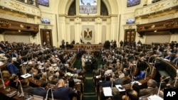 이집트 국회가 14일 압델 파타 엘시시 대통령의 장기 집권을 허용하는 헌법 개정안을 승인했다.