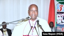 Mgr Paul Ouedraogo President de la conference episcopale BF Niger, à Ouagadougou, le 15 mai 2019. (VOA/Issa Napon)