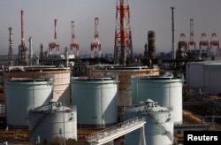 پالایشگاه شرکت نفت و انرژی جی ایکس نیپون در یوکوهاما، ژاپن.