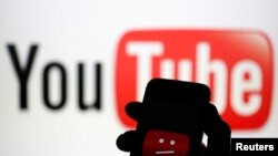 Le logo de Youtube, le 17 juin 2014.