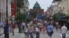 俄罗斯居民享受世界杯给城市带来的欢乐