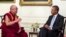 El Dalai Lama fue recibido en la Casa Blanca por el presidente estadounidense Barack Obama.
