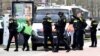 Police secure the site of a shooting in Utrecht, Netherlands, March 18, 2019.