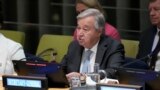 FILE - United Nations Secretary-General António Guterres speaks during the Summit of the Future, Thursday, Sept. 21, 2023 at United Nations headquarters.