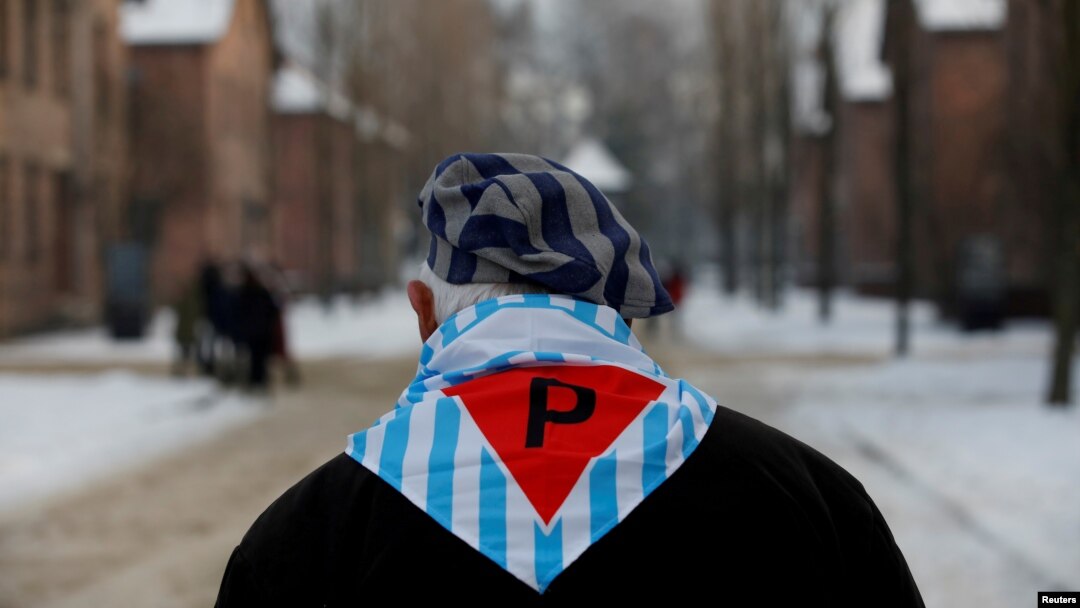 Prežuveli logoraš tokom obeležavanja 74. godišnjice oslobađanja koncentracionog logora Aušvic, u Poljskoj, 27. januara 2019.