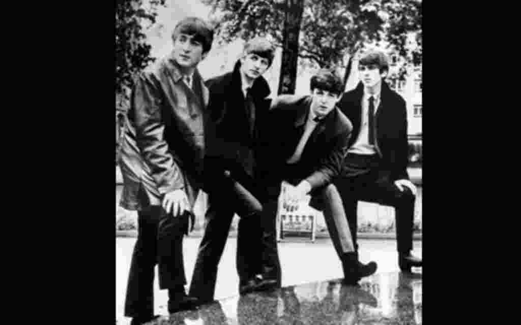 The Beatles: John Lennon (izquierda) Ringo Starr, Paul McCartney y George Harrison.