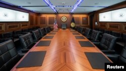 Nova renovirana soba za vanredne situacije Bele kuće, Vašington, 16. avgust 2023. (Foto: REUTERS Carlos Fyfe/The White House)