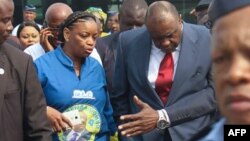 L'ancien vice-président congolais Jean-Pierre Bemba, après son atterrissage à l’aéroport international de N’Djili, à Kinshasa, 1 août 2018.