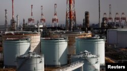 FILE - JX Nippon Oil & Energy Corp's refinery is pictured in Yokohama, Japan, Feb. 7, 2017.