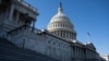 A U.S. flag flies near the dome of the U.S. Capitol in Washington, Feb. 25, 2025. 