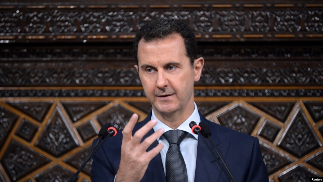 Suriya Prezidenti Bashar Assad parlamentda nutq so'zlamoqda. Damashq, 7-iyun, 2016-yil.