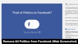 Remove All Politics from Facebook Extension