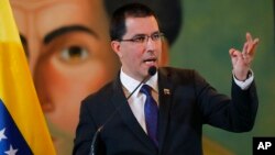 Menlu Venezuela Jorge Arreaza Montserrat 