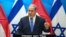 Israel's Prime Minister Benjamin Netanyahu speaks during a press conference with Dutch Foreign Minister Bert Koenders at the Prime Minister's office in Jerusalem, July 14, 2015. 